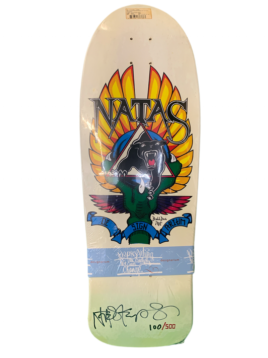 Designarium Natas Wes Humpston Panther Powerply Signed 100/150 10.5"Classic Skateboard Deck