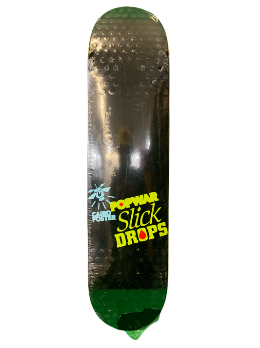 Popwar Cairo Foster Slick Drops Black 7.5" Classic Skateboard Deck