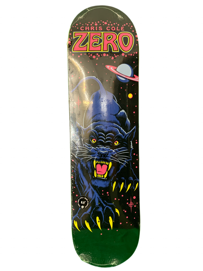 Zero Chris Cole Panther Black 8" Classic Skateboard Deck