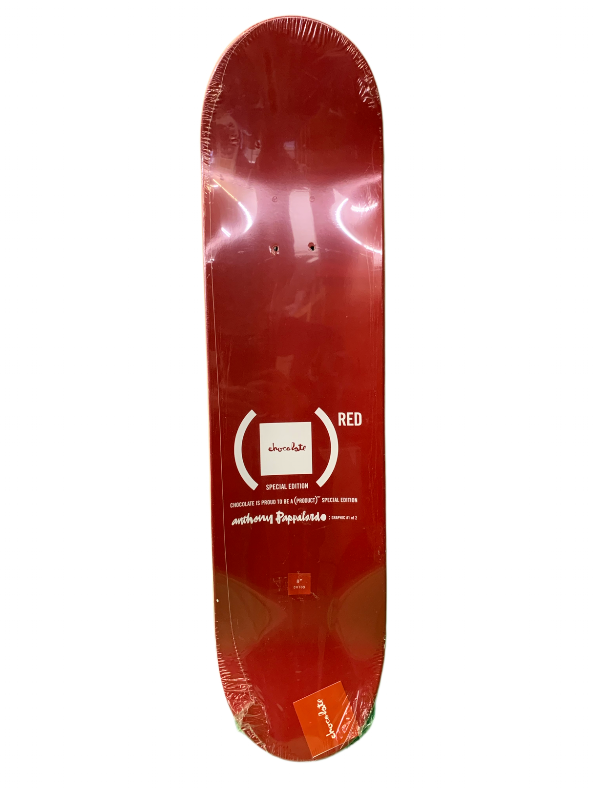 Chocolate Anthony Pappalardo (RED) Graphic 1 8" Classic Skateboard Deck
