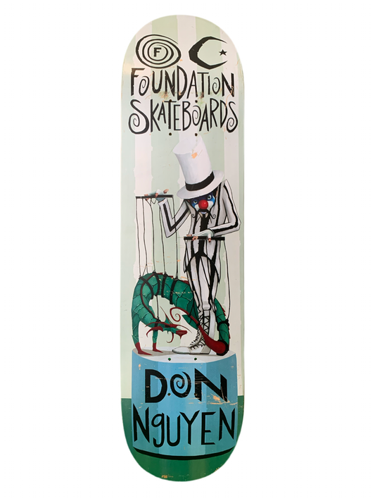 Foundation Don Nuge Nguyen Puppet Master 8" Classic Skateboard Deck