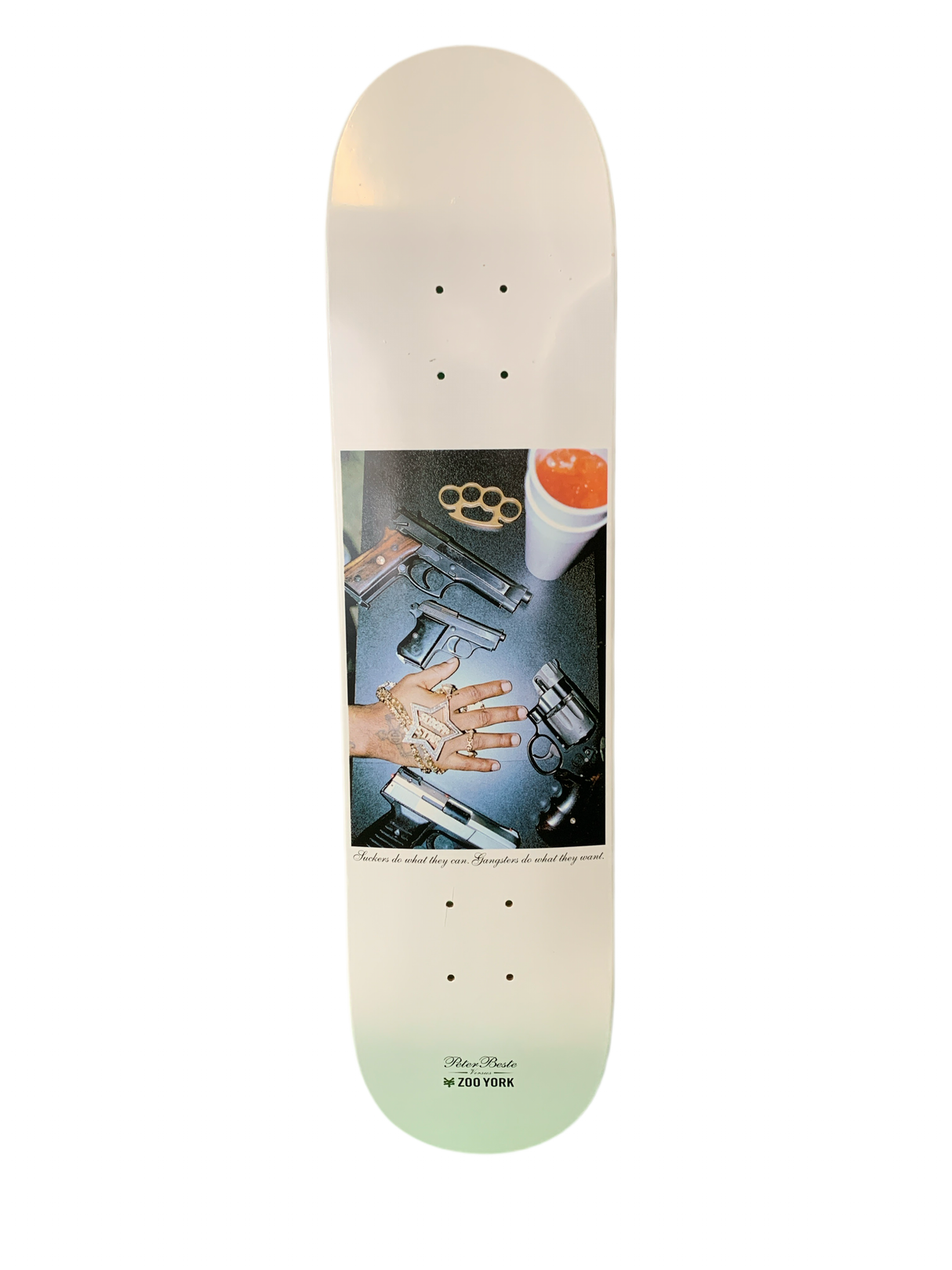 Zoo York Peter Beste Photo Deck 7.5" Classic Skateboard Deck