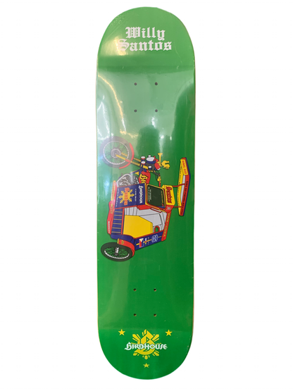 Birdhouse Willy Santos Philippines Tuk Tuk Tricycle 8.18" Classic Skateboard Deck