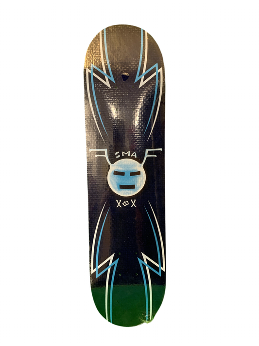 SMA Santa Monica Airlines Blue Dual Carbon Fiber 7.8" Classic Skateboard Deck