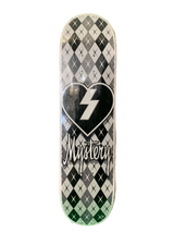 Mystery Argyle Deck Black/White 7.75" Classic Skateboard Deck