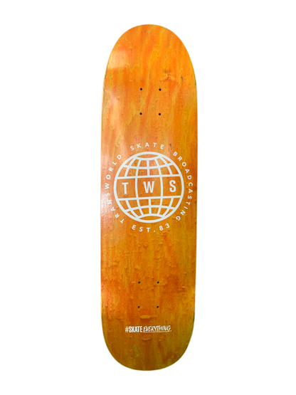 Transworld Team Logo Cruiser Shaped 8.75" Classic Skateboard Deck