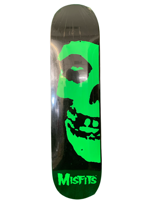 Misfits Black/Green 7.5" Classic Skateboard Deck
