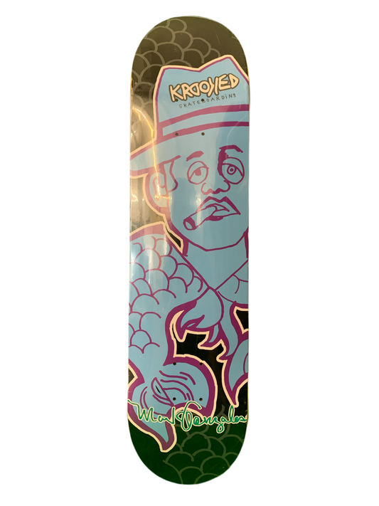 Krooked Mark Gonzales Drawing Fish 7.6" Classic Skateboard Deck