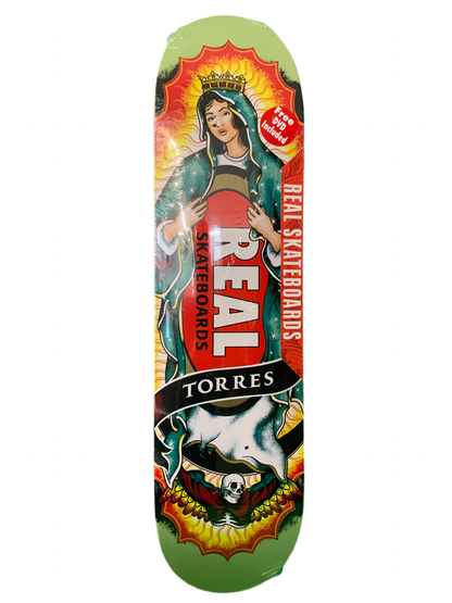 Real Ernie Torres Santa Maria Flasher 7.75" Classic Skateboard Deck