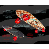 Powell Peralta Cruiser Sidewalk Surfer Retro Checker 8.37” Skateboard Complete