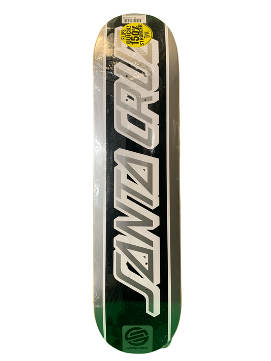 Santa Cruz Powerlyte Reverse Strip 7.7" Classic Skateboard Deck