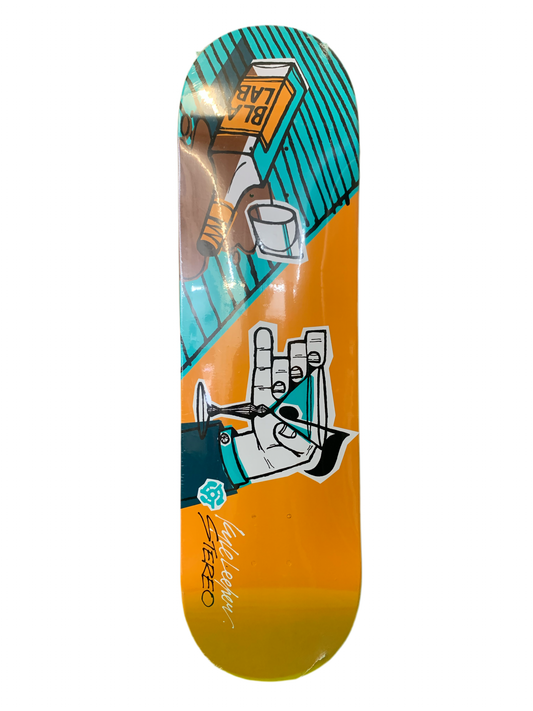 Stereo Kyle Leeper Martini Glass 8.5" Classic Skateboard Deck
