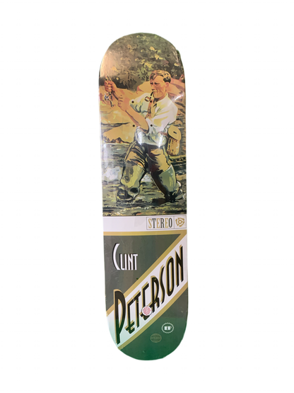 Stereo Clint Peterson River Fishing 8" Classic Skateboard Deck