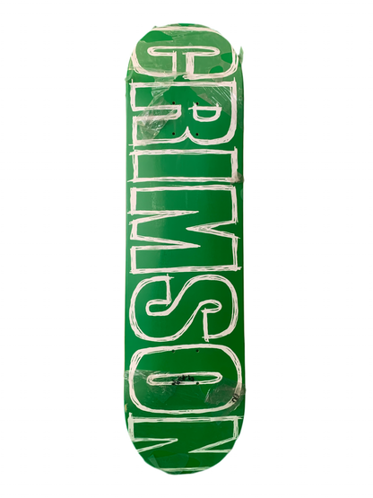Crimson Green Brand Logo 8.25" Classic Skateboard Deck