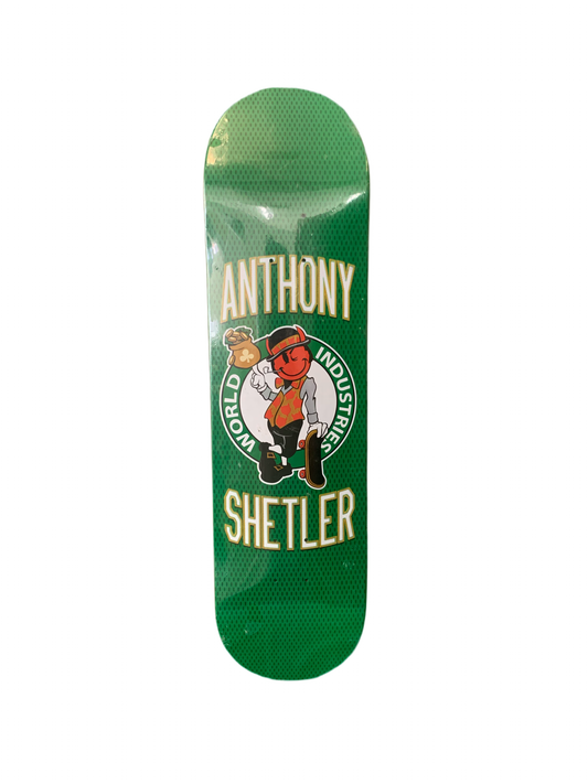 World Industries Anthony Shelter Boston Celtics 8.125" Classic Skateboard Deck