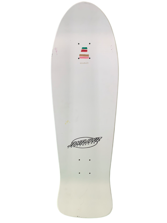 Santa Cruz My Colorway Slasher Used Classic Skateboard Deck