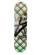 City Stars Kareem Campbell White/Gold 7.6" Classic Skateboard Deck