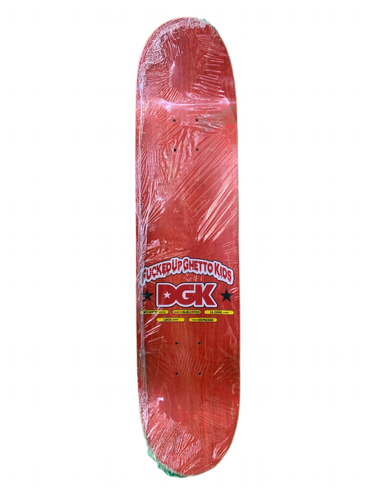 DGK Fucked Up Ghetto Kids Series Marcus McBlunted 7.5" Classic Skateboard Deck