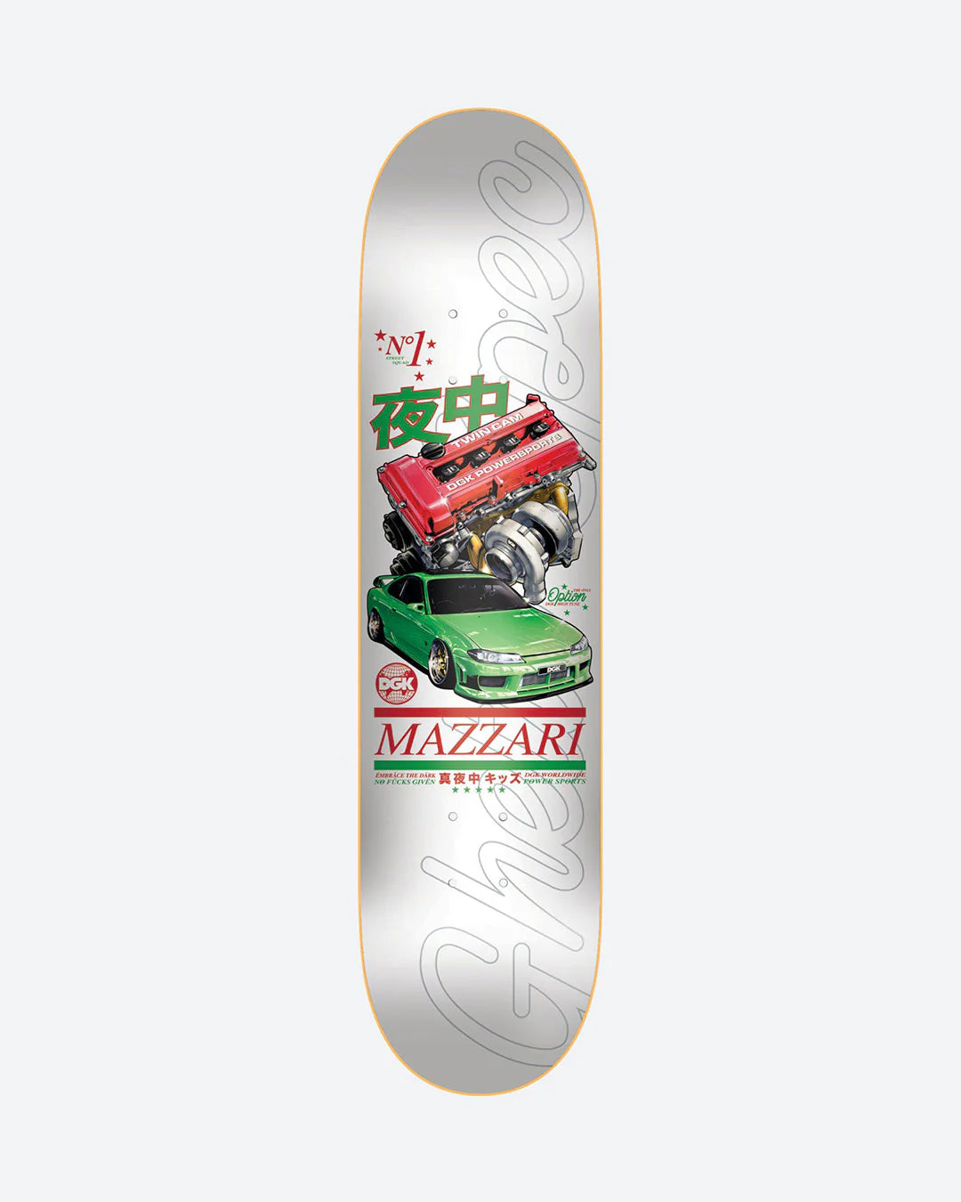 DGK Only Option Mazzari 8.25" Skateboard Deck