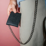 Rusty District Chain Black Wallet