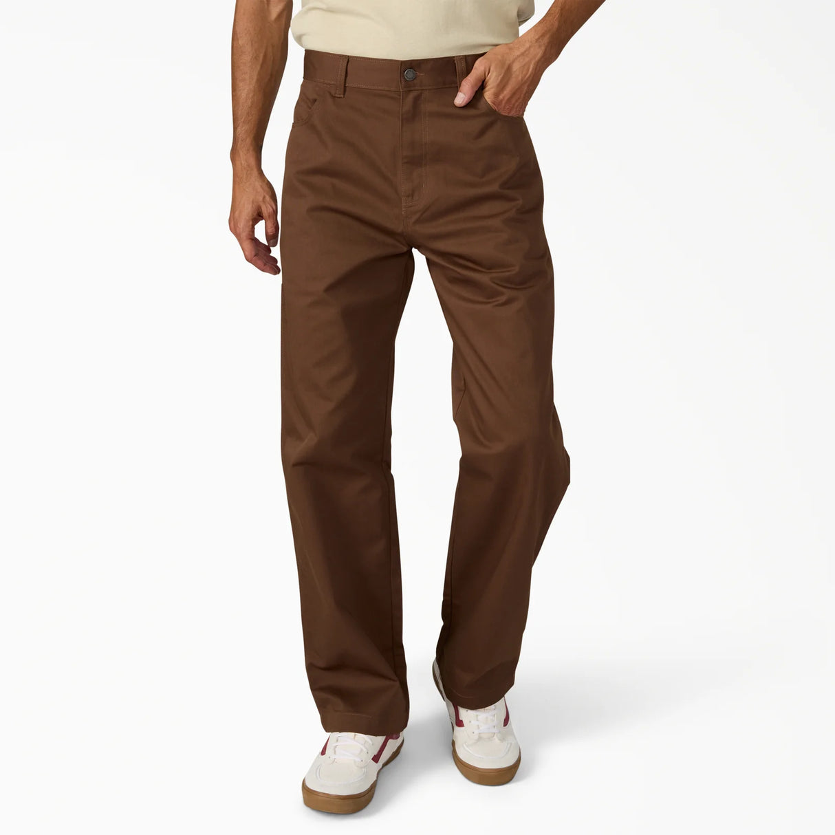 Dickies Union Loose Straight Timber Brown Twill Pant