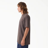 Dickies Worn In Dark Brown Heavyweight Pocket T-Shirt