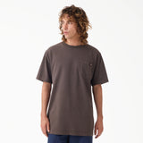 Dickies Worn In Dark Brown Heavyweight Pocket T-Shirt