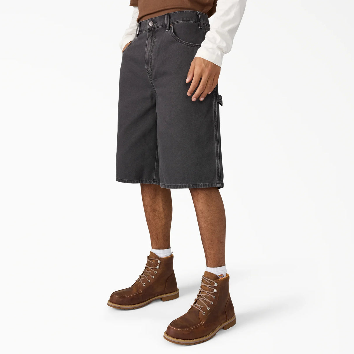 Dickies Worn In Relaxed 13" Black Shorts