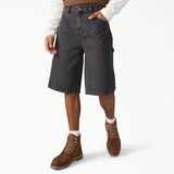 Dickies Worn In Relaxed 13" Black Shorts