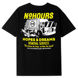 No Hours Dump Truck Black S/s Shirt