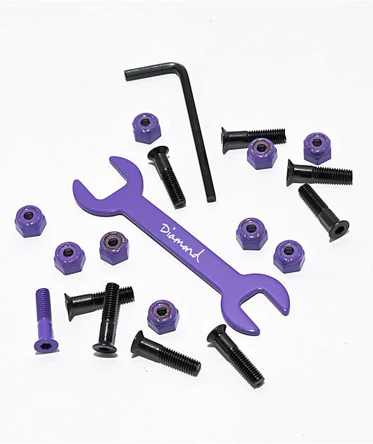 Diamond Brandon Biebel Black Purple 7/8" Allen Hardware