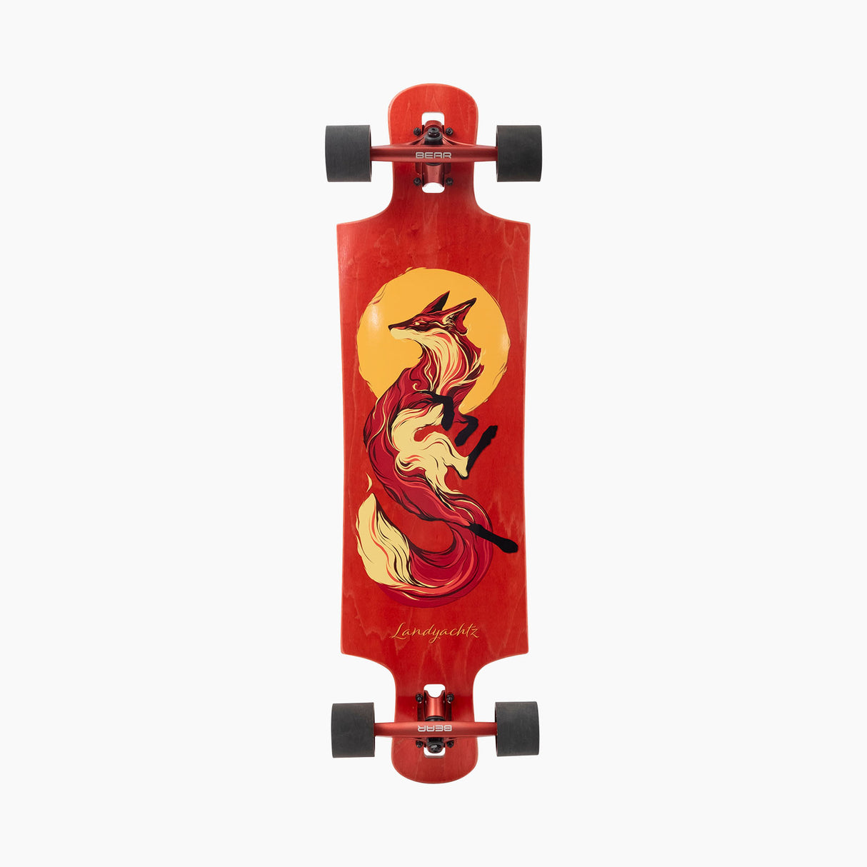 Landyachtz Drop Hammer Sun Fox Longboard Complete Skateboard