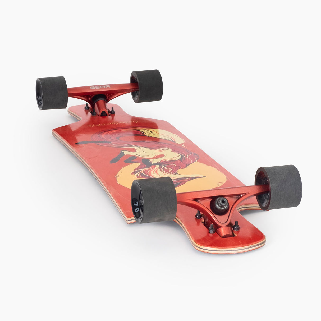 Landyachtz Drop Hammer Sun Fox Longboard Complete Skateboard