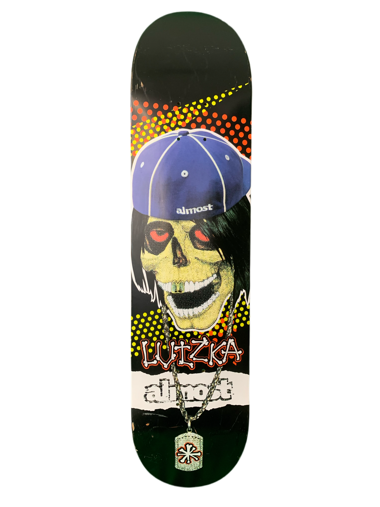 Almost Greg Lutzka Skulled 7.6" Classic Skateboard Deck