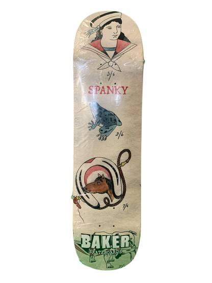 Baker 2010 Kevin Spanky Long Tattoo Series 8" Classic Skateboard Deck