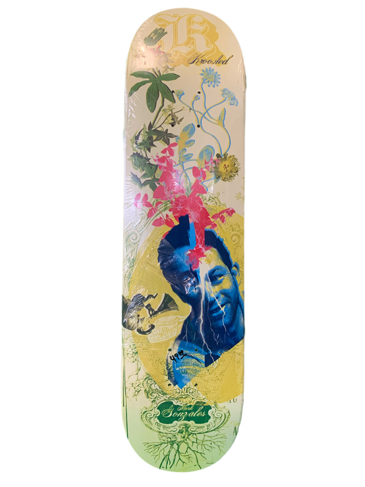 Krooked Mark Gonz Gonzales Portrait Collage 8" Classic Skateboard Deck