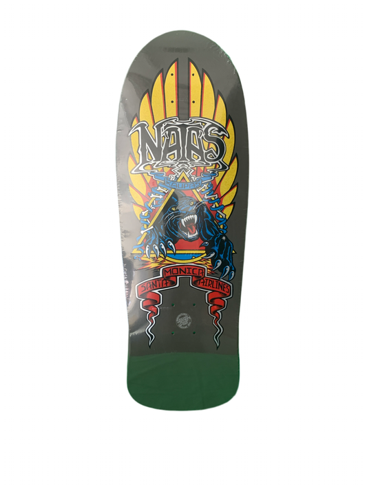 Santa Cruz Natas Panther Metallic Reissue 10.5" Classic Skateboard Deck