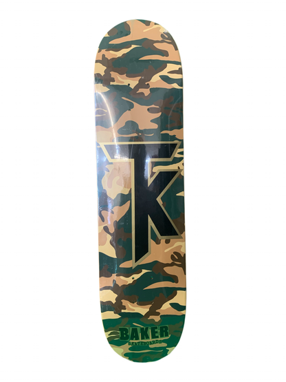 Baker Terry Kennedy Woodland Camo 7.8" Classic Skateboard Deck