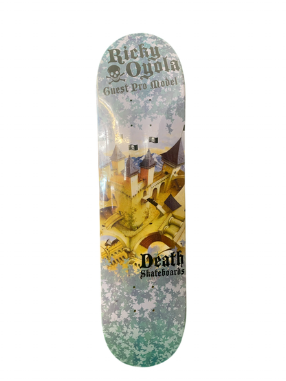 Death Ricky Oyola Guest Pro Model Castle 7.6" Classic Skateboard Deck