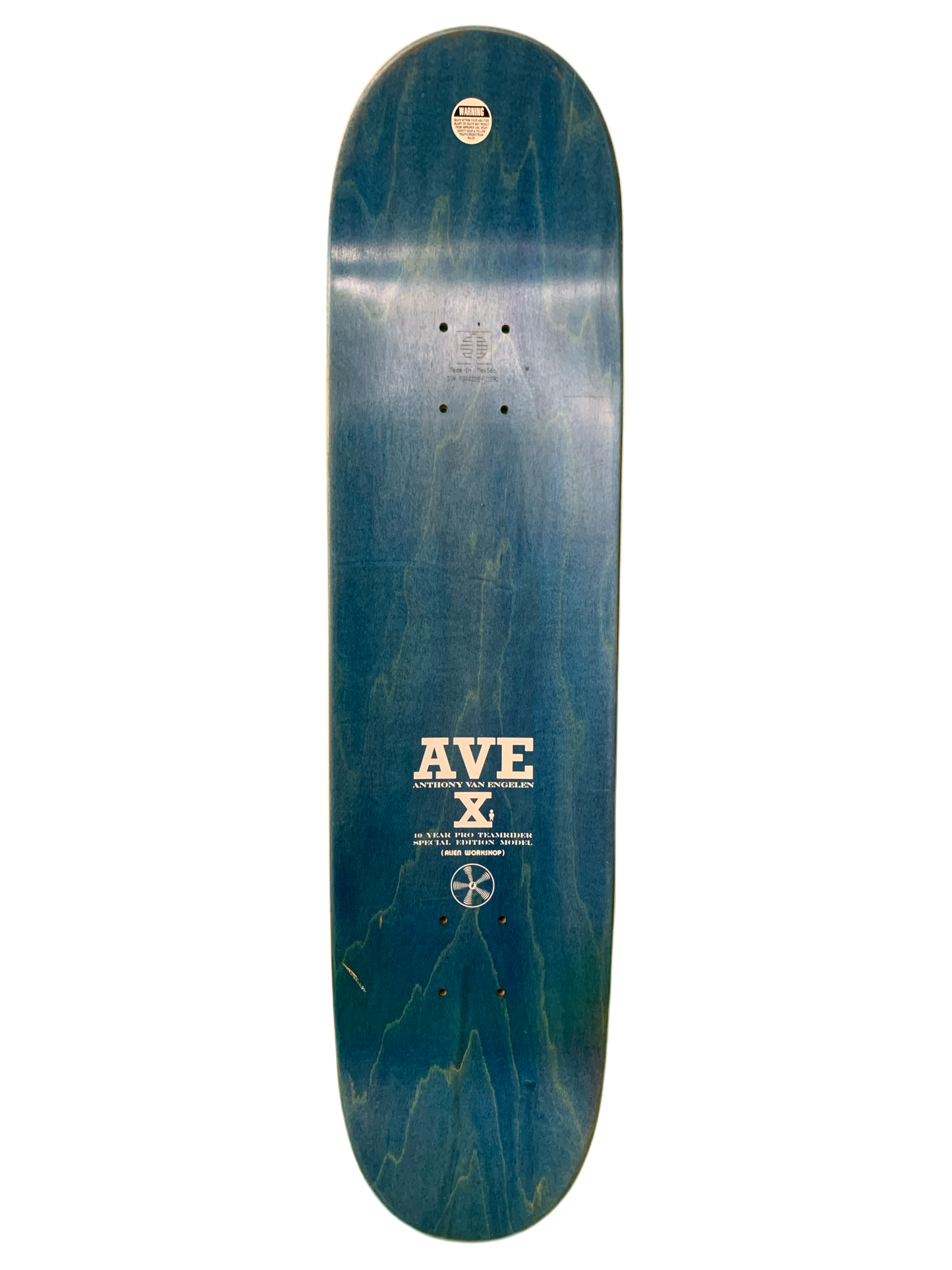 Alien Workshop Anthony Van Engelen 10 Year Pro Teamrider Special Edition 8" Classic Skateboard Deck