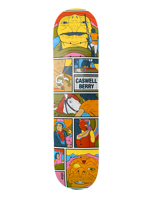 Enjoi Caswell Berry Movie Night Series 7.6" Classic Skateboard Deck