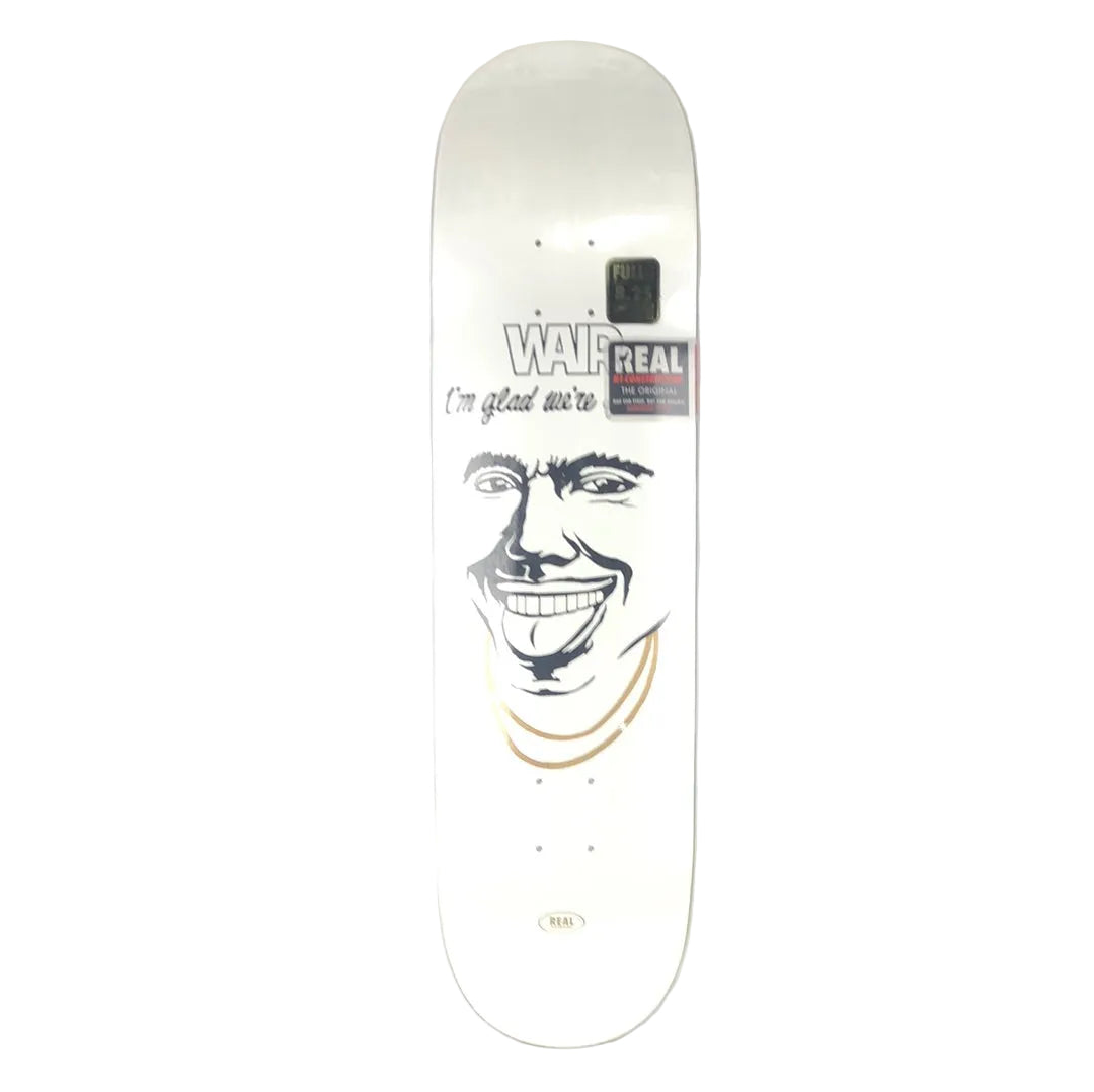 Real Ishod Wair Face White/Black 8.25'' Skateboard Deck