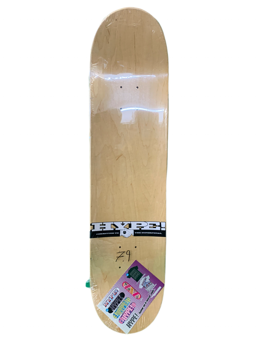 Hype! We Believe 2008 Blue 7.9" Classic Skateboard Deck