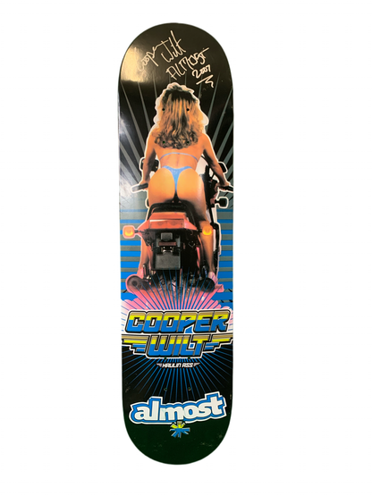 Almost Cooper Wilt Haulin Ass Signed 2007 7.8" Classic Skateboard Deck