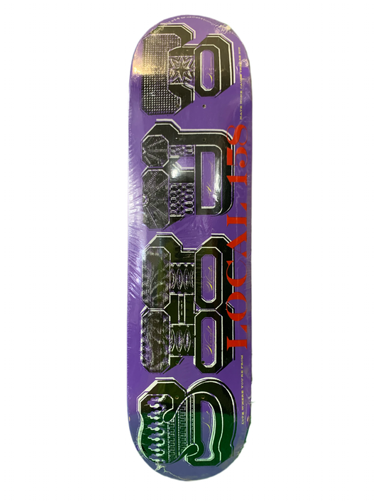 Shut Harold Hunter Union Local 158 Purple 8" Classic Skateboard Deck