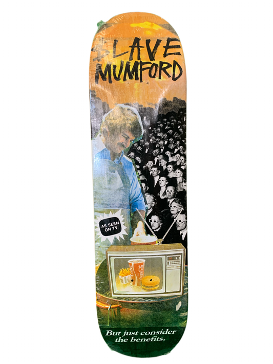 Slave Matt Mumford TV Dinner 8.25" Classic Skateboard Deck
