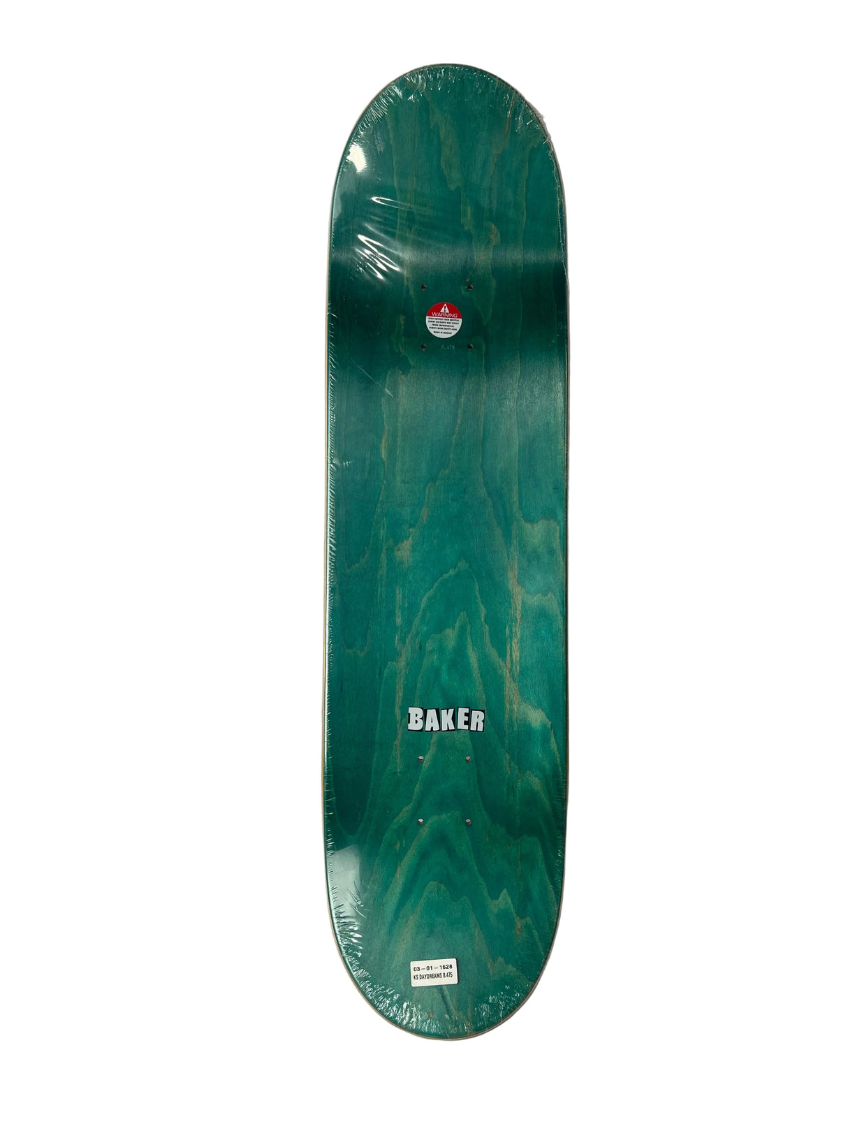 Baker Kevin Spanky Long Daydreams White Red Black Size 8.475" Vintage NOS Deck