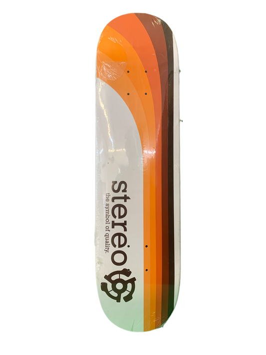 Stereo Team Orange Hues 8" Classic Skateboard Deck