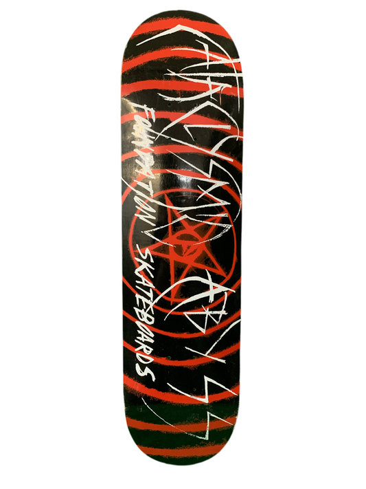 Foundation Cataclysmic Abyss Black 8" Classic Skateboard Deck
