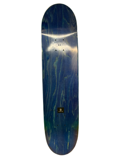 Plan B Paul Rodriguez Logo Blue/White 8" Classic Skateboard Deck